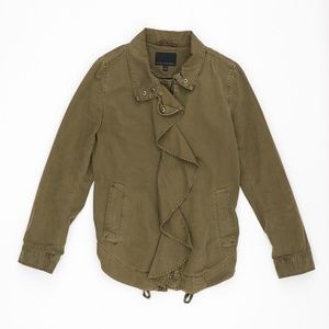 Banana Republic Ruffle Front Utility Jacket